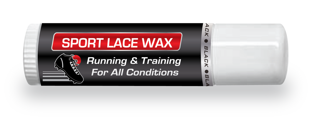 Sport Lace Wax  Color: Black (for dark colored laces)